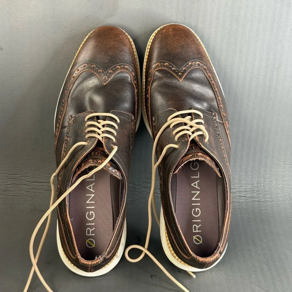 Cole Haan Men's OriginalGrand Wingtip Oxford sneaker Shoes size 10